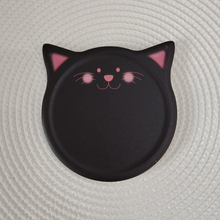 Load image into Gallery viewer, Livconsciously: Ceramic Cat Coaster