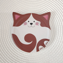 Load image into Gallery viewer, Livconsciously: Ceramic Cat Coaster