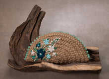 Load image into Gallery viewer, Dhaaga Life: Half Moon Clutch (with shoulder metal chain)