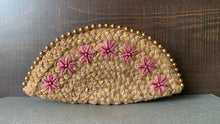 Load image into Gallery viewer, Dhaaga Life: Half Moon Clutch (with shoulder metal chain)