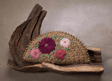 Load image into Gallery viewer, Dhaaga Life: Half Moon Clutch (with shoulder metal chain)