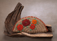 Load image into Gallery viewer, Dhaaga Life: Half Moon Clutch (with shoulder metal chain)