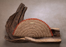 Load image into Gallery viewer, Dhaaga Life: Half Moon Clutch (with shoulder metal chain)