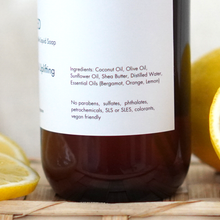 Load image into Gallery viewer, Livconsciously: Citrus Sun-Kissed Liquid Castile Soap