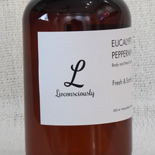 Load image into Gallery viewer, Livconsciously: Eucalyptus Peppermint Liquid Castile Soap