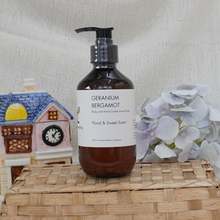 Load image into Gallery viewer, Livconsciously: Geranium Bergamot Liquid Castile Soap