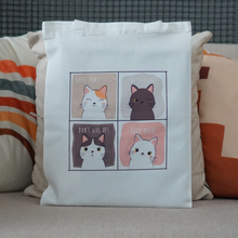 Load image into Gallery viewer, Livconsciously: Cat Tote Bag