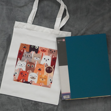 Load image into Gallery viewer, Livconsciously: Cat Tote Bag