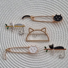 Load image into Gallery viewer, Livconsciously: Cat Brooch