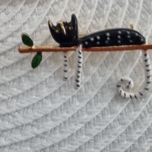 Load image into Gallery viewer, Livconsciously: Cat Brooch