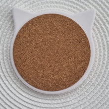 Load image into Gallery viewer, Livconsciously: Ceramic Cat Coaster