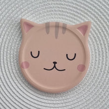 Load image into Gallery viewer, Livconsciously: Ceramic Cat Coaster