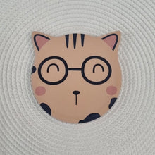 Load image into Gallery viewer, Livconsciously: Ceramic Cat Coaster