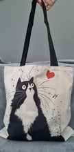 Load image into Gallery viewer, Livconsciously: Cat Tote Bag