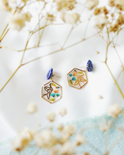 Load image into Gallery viewer, The Clay Day: Florin Earrings