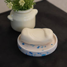 Load image into Gallery viewer, Livconsciously: Terrazzo Round Soap Dish