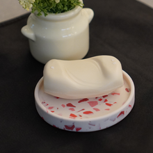 Load image into Gallery viewer, Livconsciously: Terrazzo Round Soap Dish