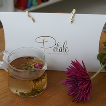 Load image into Gallery viewer, Petale Tea: Bom Bom&#39;s Gala (Blooming Tea - Apple Mint NEW)

