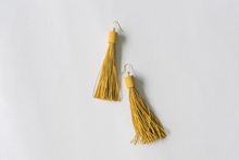 Load image into Gallery viewer, WoonHung: Large Tassel Earrings