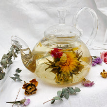 Load image into Gallery viewer, Petale Tea: Classic Teal Assorted Blooming Tea (12 teaballs)
