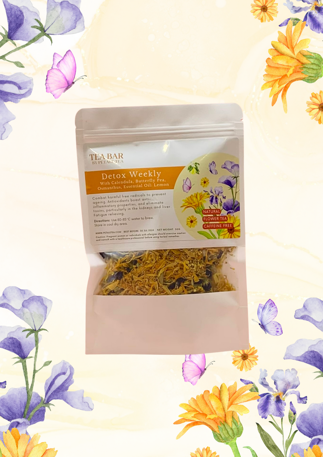 Petale Tea: Detox Weekly Wellness Tea Pack