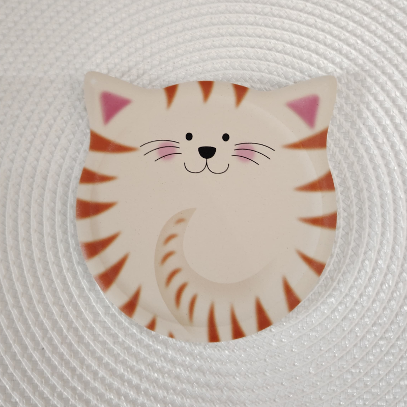 Livconsciously: Ceramic Cat Coaster