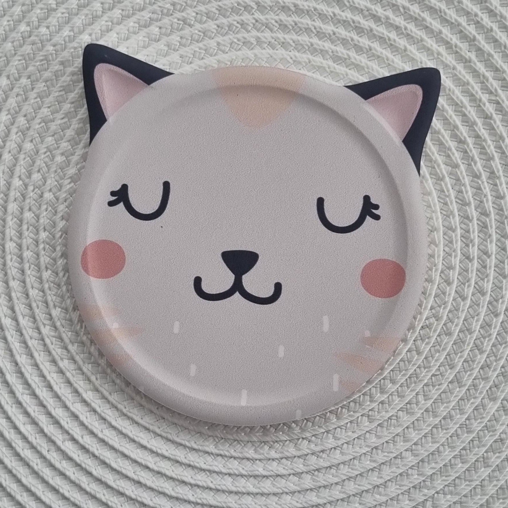 Livconsciously: Ceramic Cat Coaster