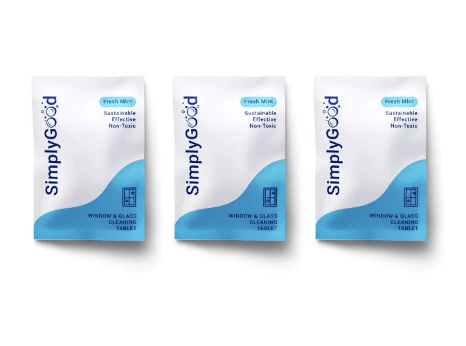 SimplyGood: Window & Glass Cleaning Tablets (Set of 3)