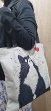 Load image into Gallery viewer, Livconsciously: Cat Tote Bag
