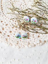 Load image into Gallery viewer, The Clay Day: Nara Floral Earrings (Studs)
